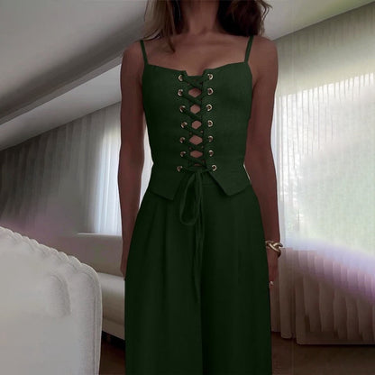 Pure Desire Sexy Cutout Tied Casual Suits