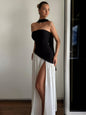 Irregular Tube Tied Dress Female Summer French Tops