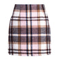 Women's High Waist Tartan Tight Pencil Wool Skirts