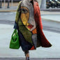 Printed Slim Fit Temperament Commute Pocket Coats