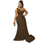 Women's Solid Color Party Tight Sleeve Dress Dresses