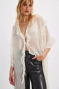 Women's Sweet Peach Summer Vacation Style Irregular Blouses