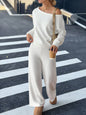 Women's Leisure Sports Long Sleeve Trousers Suits