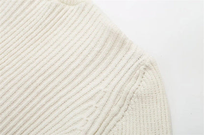 Women's Simple Style Thread Knitted Long Sleeve Clothing