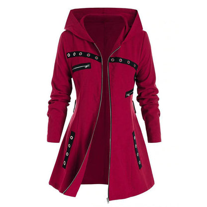 Women's Versatile Elegant Long Sleeve Hooded Coats