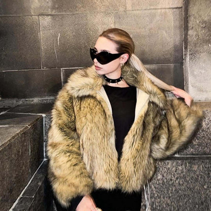 Women's Classy Cool Fashion Casual Fur Coats