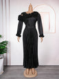 Women's Stylish Temperament Long Sleeves Dress African Dresses