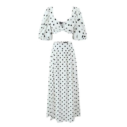 Women's Seaside Vacation Style Sexy Slit Mid-length Suits