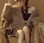 Women's Imitation Crew Neck Korean Style Solid Color Coats