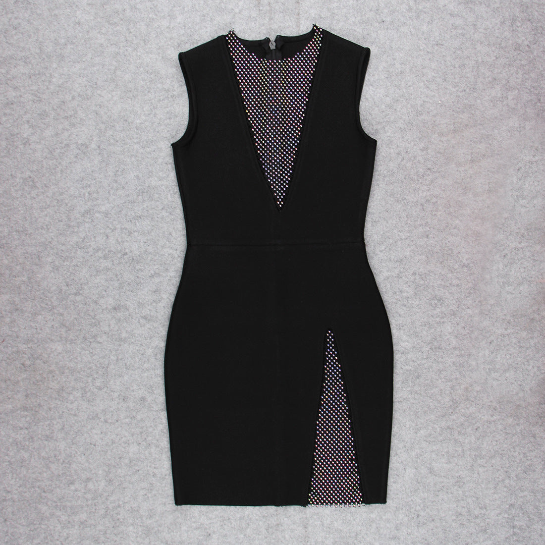 Trendy Sexy Slim Fit Net Drill Bandage Dresses