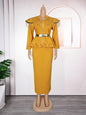 African Printed Dress For Woman Fashion Suits