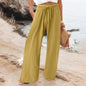 Outside Home Daily Date Pleated Thin Pants
