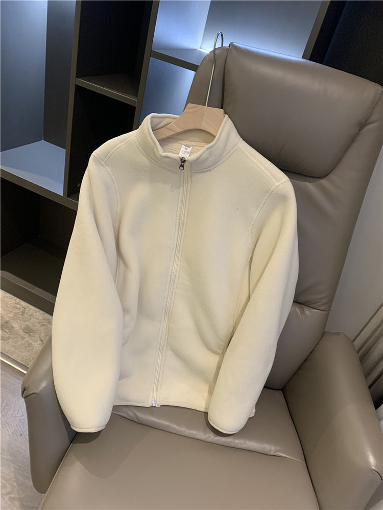 Composite Veet Lamb Fur Windproof Thickening Stand Jackets