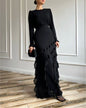 Spring Dress Three-dimensional Ruffled Slim Fit Suits