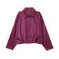 Women's Attractive Suede Texture Effect Bomber Jackets