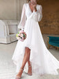 Women's Elegant Solid Color Long Sleeve Full-length Dresses