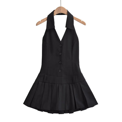 Women's Summer Sexy Slim Fit Backless Sleeveless Dresses
