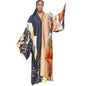 Women's Autumn Print Loose Casual Kimono Long Clothing