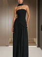 Irregular Tube Tied Dress Female Summer French Tops