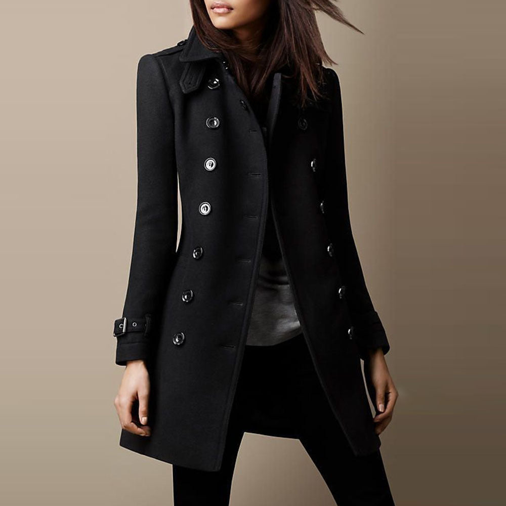Women's Graceful Unique Hot Single Woolen Coats