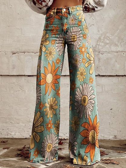 Women's Slouchy Classic Casual Thin Trousers Jeans