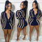 Slouchy High Lapel Button Stripe Two-piece Suits