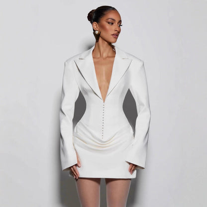 Temperament Bandage Long Sleeve Hot Dress Dresses
