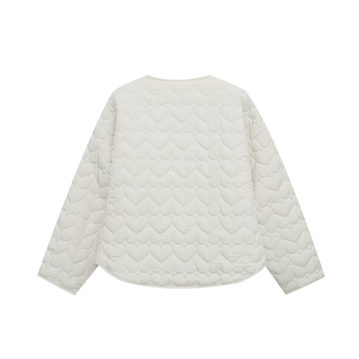 Women's Diamond Lattice Love Pocket For Coats