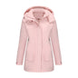 Women's Detachable Windproof Warm Mountaineering Casual Shell Coats