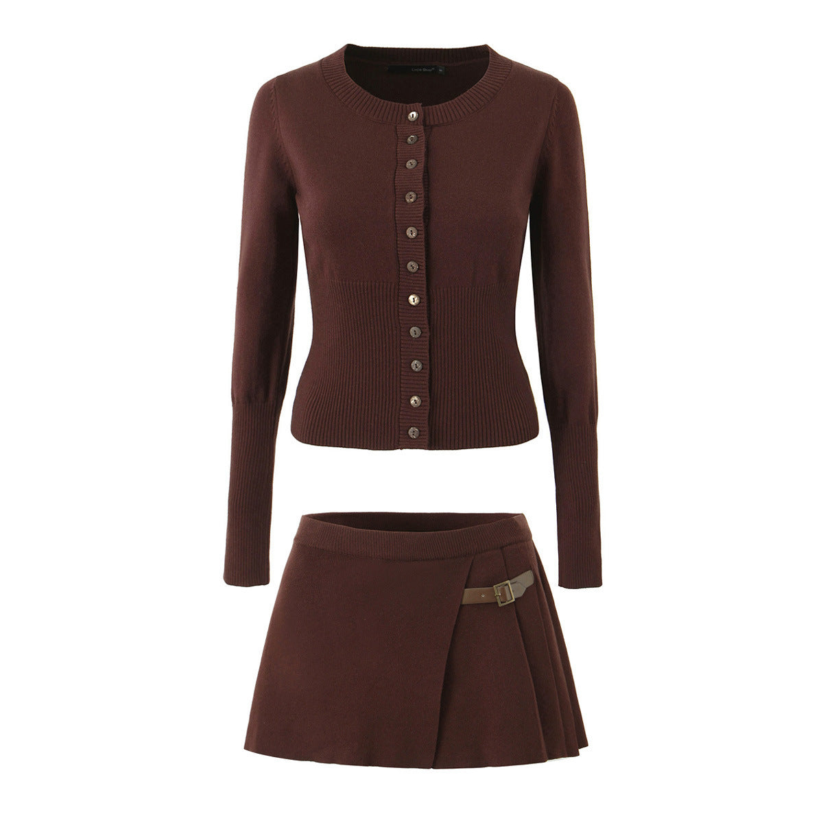 Women's Hot Slim Breasted Knitted High Waist Suits
