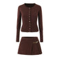 Women's Hot Slim Breasted Knitted High Waist Suits