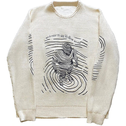 Women's & Men's & Street Gothic Autumn Pullover Knitwear