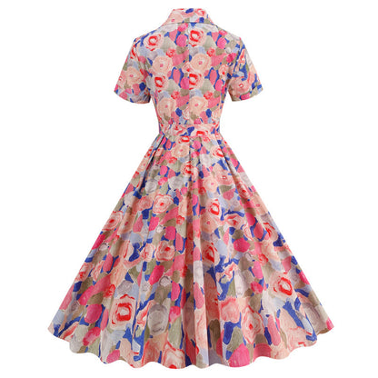 Women's Gentle Chic Design Sense Tailored Collar Dresses