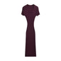 Women's Homemade Classic Rib Knitted Long Dress Dresses