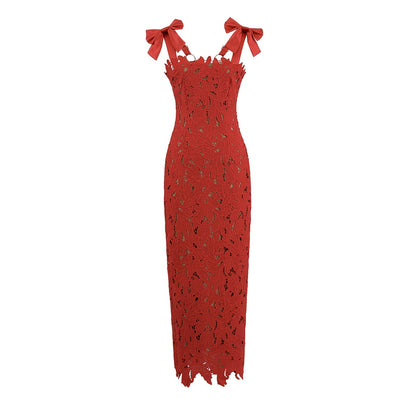 Women's Sexy Fashion Lace Strap Dress Temperament Dresses