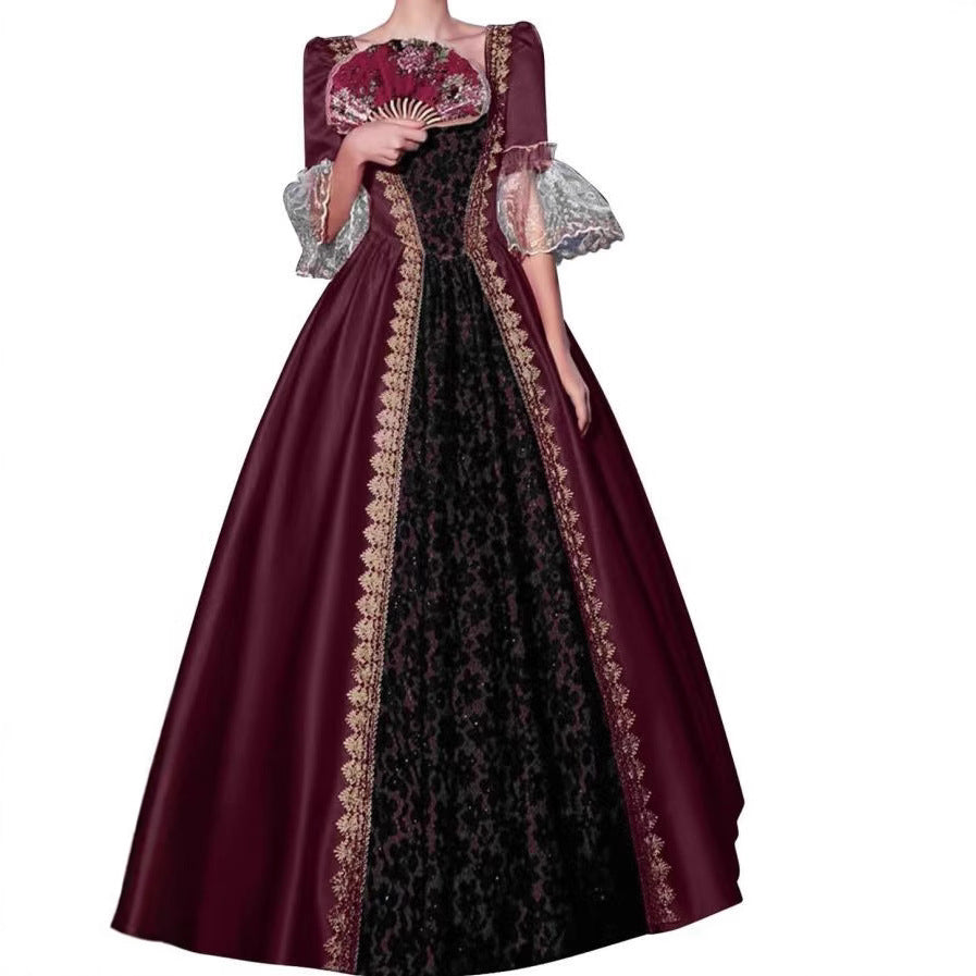 Retro Medieval Renaissance Victorian Court Dress Dresses