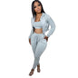 Women's Hooded Sports Casual Set Three-piece Suits