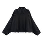 Women's Lapel Color Casual Suede Pilot Texture Jackets
