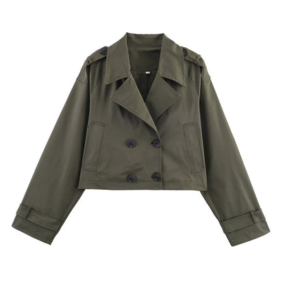 Women's Innovative Classic Double Breasted Trench Coats