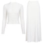 High Quality Long Sleeve Lady Knitted Suits