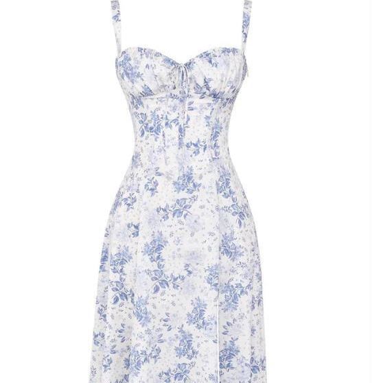 Brazilian Hot Low-cut Sexy Digital Printing Dresses