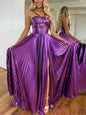 Women's Dress Sexy Split Sleeveless Bronzing Backless Dresses