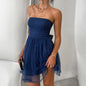 Versatile Elegant High-grade Tube Mesh Dress Dresses