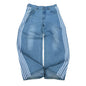 Retro Street Striped Casual Wide Leg Jeans