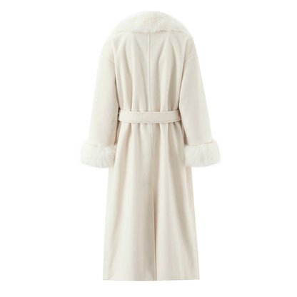 Women's Big Fur Collar Slim Fit Slimming Coats