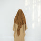 Ruffled Big Swing Headscarf Solid Color Dresses