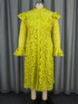 Lace Dress Half Turtleneck Inner Suspender Fashion Temperament Cardigans