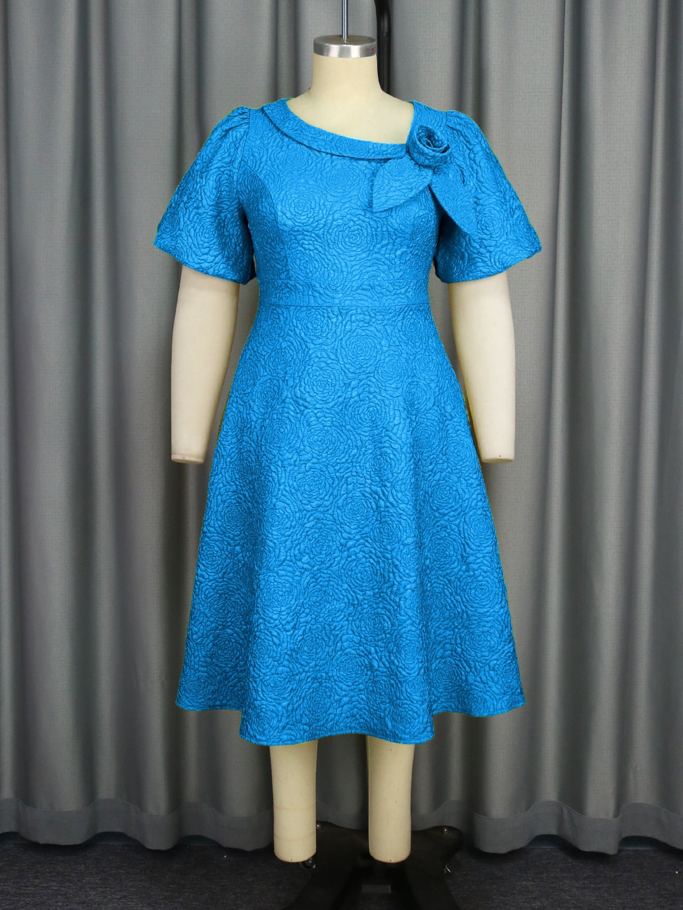 Sleeve High Waist Dress Party Commuter Dresses