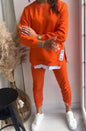 Women's Rib Long-sleeved Double-sided Zipper Straight Sports Suits