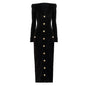 Style Veet Long Sleeves Slimming Dress Dresses